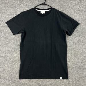 Norse Projects Shirt Mens Large Niels Standard SS Black Cotton Tee Minimalist